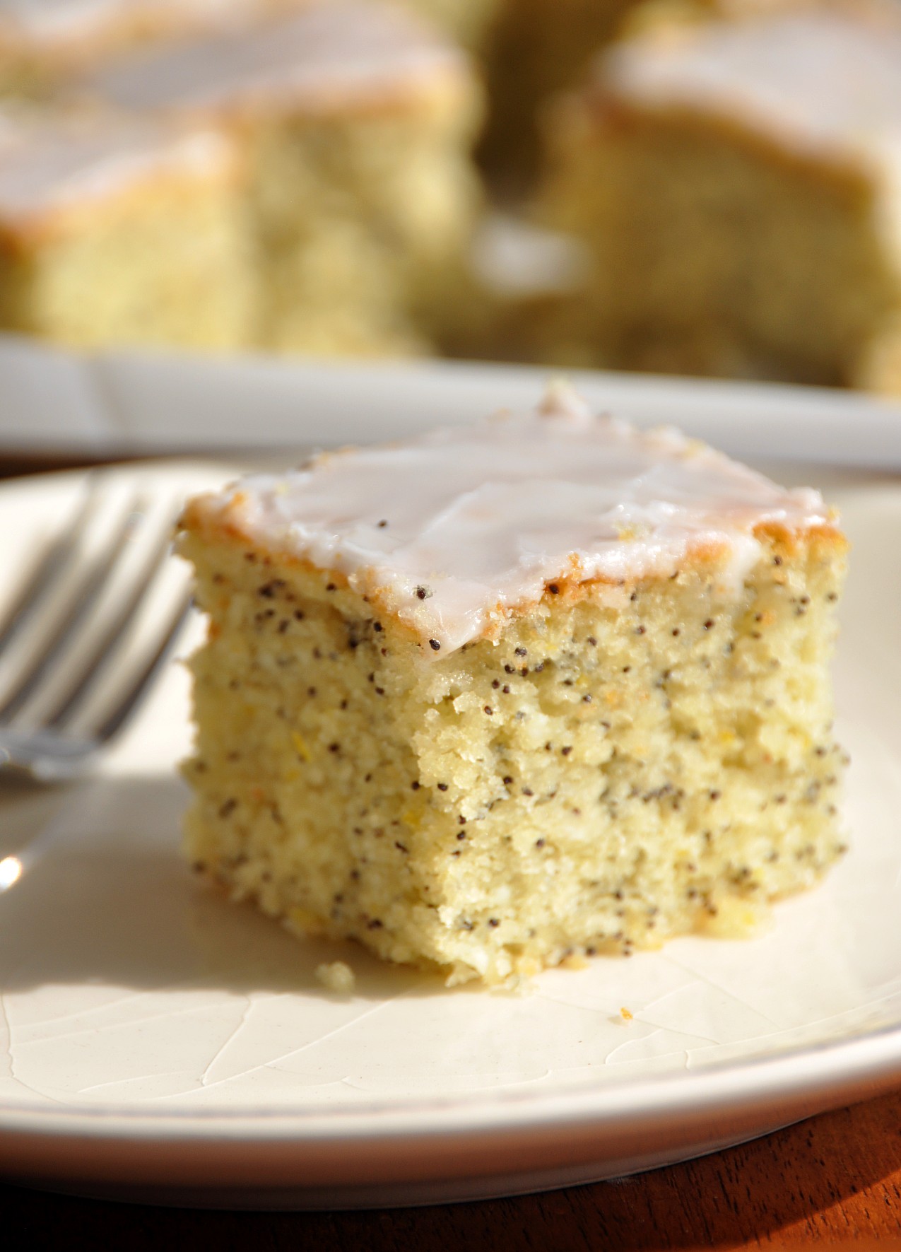 עוגת לימון פרג וריקוטה