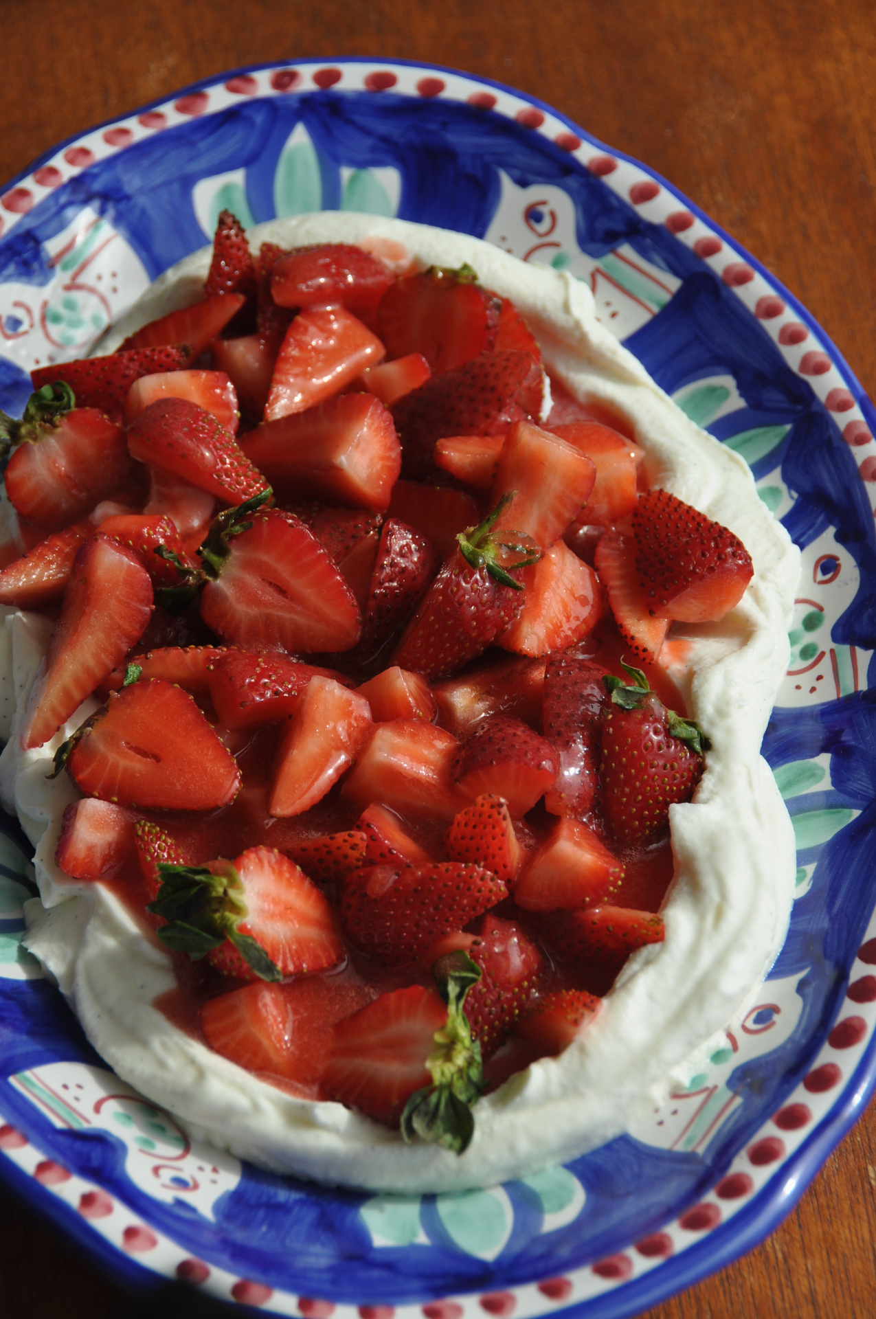 Strawberries and Mascarpone cream