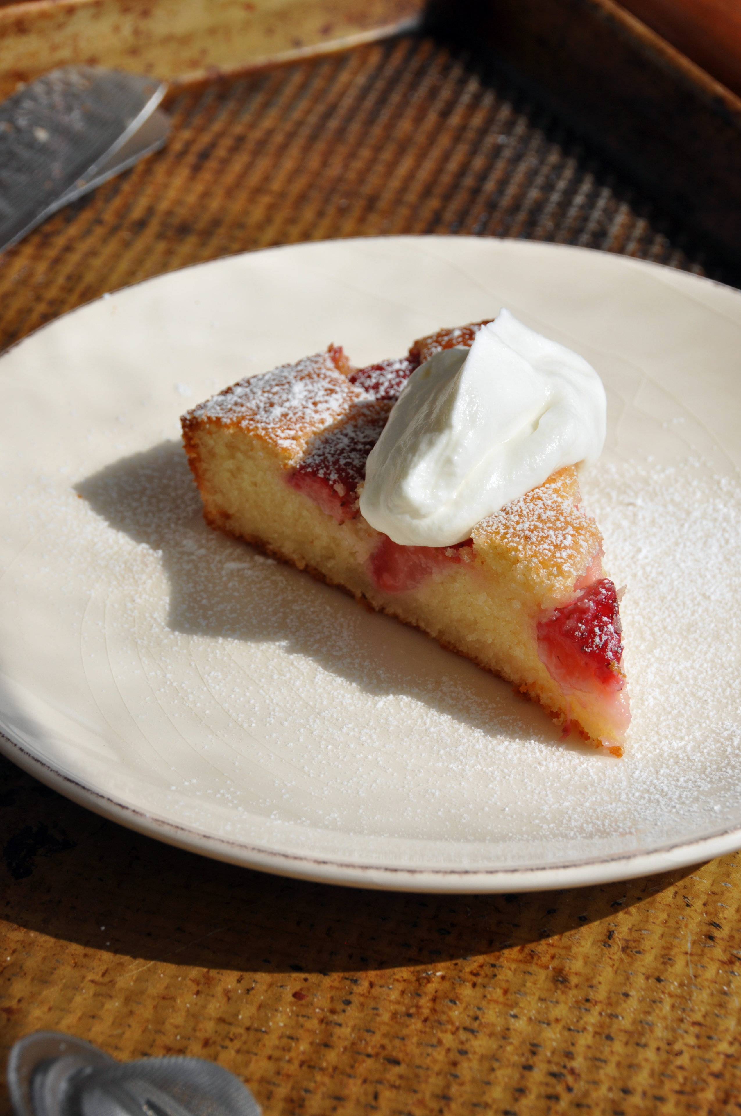 Strawberry Almond Cake